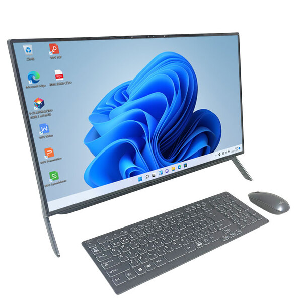 富士通 ESPRIMO FH77/E3 中古 一体型 デスクトップ セット 地デジ Office 選べるOS 純正キーマウス リモコン[Core i7 1165G7 16GB SSD1TB+HDD2TB Blu-ray カメラ 23.8型 ]:良品sub_image4
