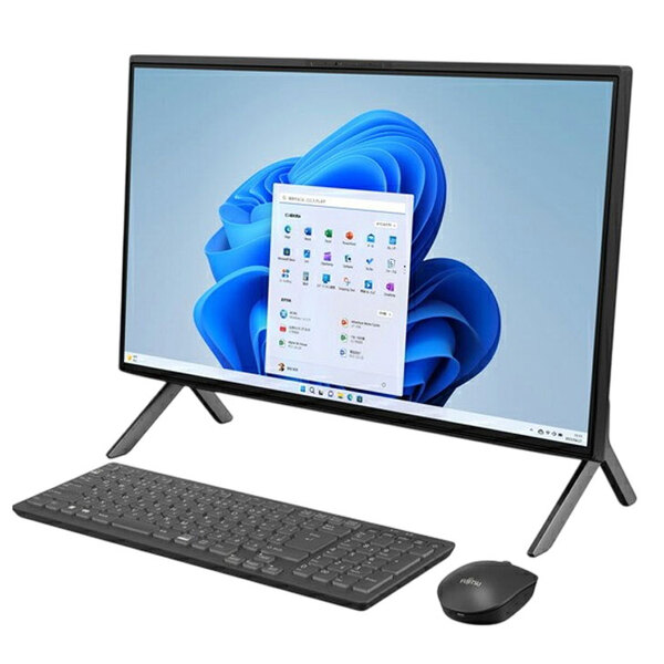 富士通 ESPRIMO FH77/E3 中古 一体型 デスクトップ セット 地デジ Office 選べるOS 純正キーマウス リモコン[Core i7 1165G7 16GB SSD1TB+HDD2TB Blu-ray カメラ 23.8型 ]:良品sub_image5