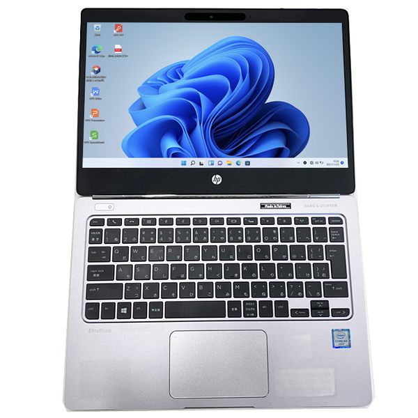 HP EliteBook Folio G1 中古ノート Office Win10 or Win11 薄型軽量 アルミニウム 堅牢ボディ [core M5 6Y54 8GB 256GB 12.5型 Type-C ] :訳あり(カメラ×)sub_image3