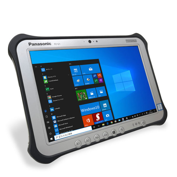 【中古パソコン 電源未投入】Panasonic TOUGHPAD FZ-G1W3051VJ タフパッド  中古 タブレット Win10 防塵・防水 第7世代[Core i5 7300U メモリ8GB SSD256GB 無線 WAN カメラ 10.1型] :美品sub_image4