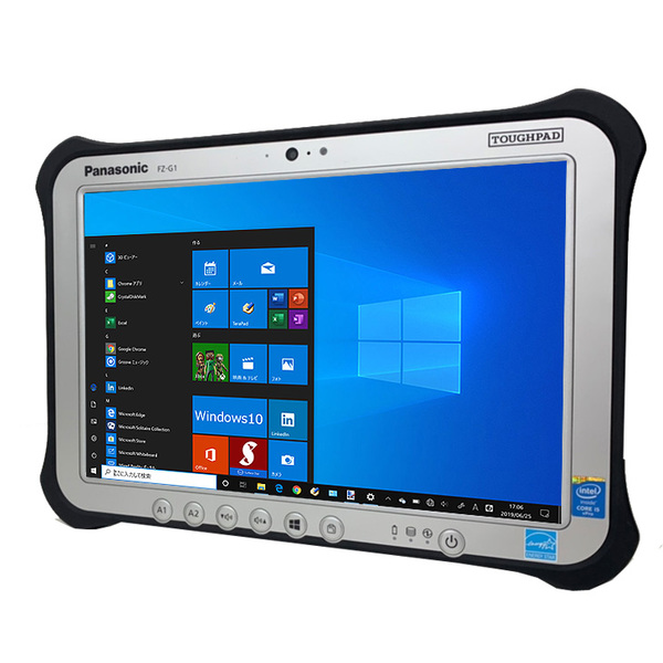 【中古パソコン】Panasonic TOUGHPAD FZ-G1 タフパッド Office Win10 WUXGA [core i5 4310U 2GHz 4GB 128GB SSD BT 無線 10.1型 防塵・防水] :訳ありsub_image2