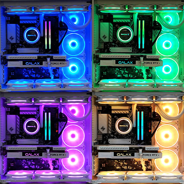 ゲーミングPC 白色海景房 HJF-ATX(WH) GeForce RTX4060 AMD Ryzen5 Win10 or Win11 SSD500GB メモリ16GB CPU水冷ファン PASOUL 極 1年保証sub_image2