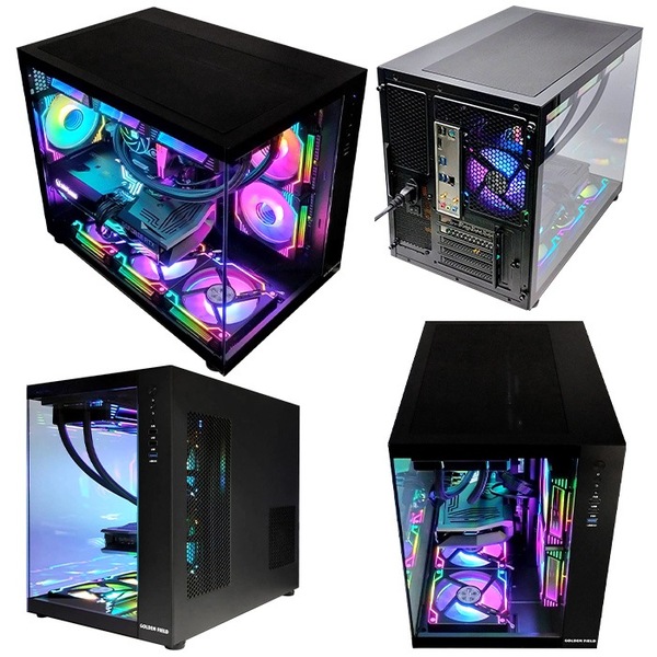 ゲーミングPC  海景房 GMQ360 ブラック GeForce RTX5060 AMD Ryzen7 7800X3D Win11 SSD500GB メモリ32GB CPU水冷ファン ゲーミング eスポーツ PASOUL 極sub_image5