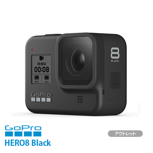 【バッテリーカバー社外製のため特価】GoPro HERO8 Black アクションカメラ 4K動画 HyperSmooth2.0 12MP  Wi-Fi Bluetooth　アウトレットsub_image1