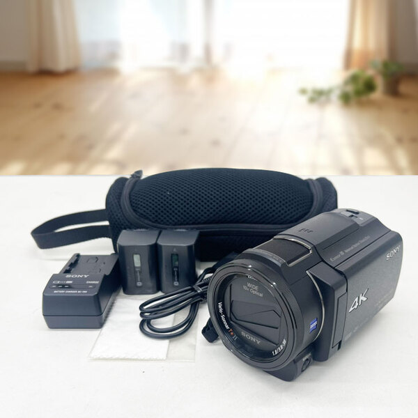 SONY HANDYCAM FDR-AX30 デジタル4Kビデオカメラレコーダー 1890万画素 64GBメモリ フルHD　4K ポーチ付き:良品sub_image3