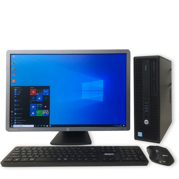 【中古パソコン】HP ハイブリッド Prodesk600 Office Win10 24型 無線マウス+キー [core i5 6500 今だけ16GB 512(SSD)&HDD500 マルチ]:訳ありsub_image1