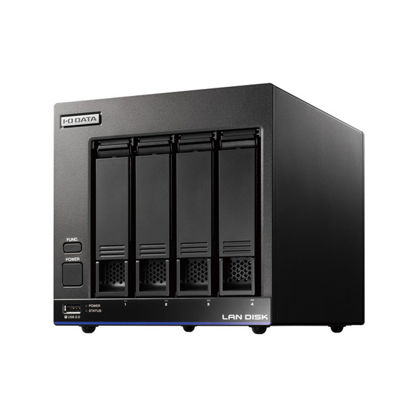 【中古】I-O DATA LAN DISC XA HDL4-X2 [2TB]搭載 法人向けネットワークHDD(4ドライブ)Braswell Celeron N3010 LinuxベースOS法人向け NASsub_image2
