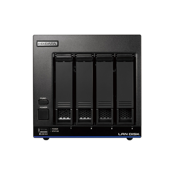 【中古】I-O DATA LAN DISC XA HDL4-X2 [2TB]搭載 法人向けネットワークHDD(4ドライブ)Braswell Celeron N3010 LinuxベースOS法人向け NASsub_image3