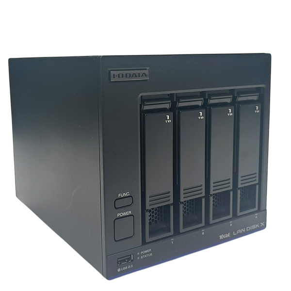 【中古】I-O DATA LAN DISC XA HDL4-XA4 [4TB]搭載 Linuxベース 法人向けネットワークHDD(4ドライブ)Atom Processor C3338 10GbE&マルチギガビット対応 NASsub_image6