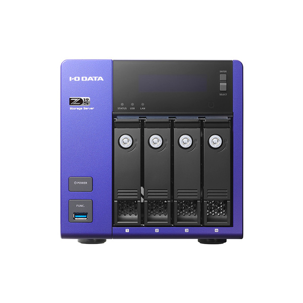 【中古】I-O DATA Z HDL4-Z19SCA-8 [8TB]搭載 法人向けネットワークHDD(4ドライブ)WS IoT 2019 for SS/Celeron搭載 LAN DISC(ランディスク)sub_image2