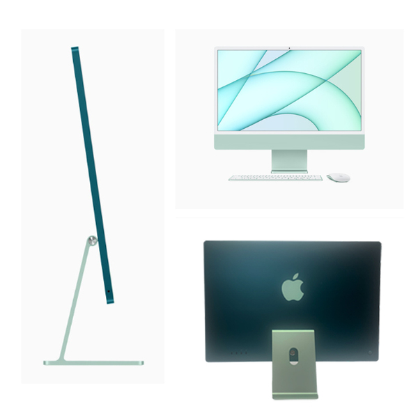 【今だけUSB-Cハブプレゼント】【中古】Apple iMac 24inch MGPJ3J/A A2438 4.5K 2021 一体型 選べるOS [Apple M1 8コア 8GB SSD512GB 無線 BT カメラ 24インチ  Green ]:美品sub_image4