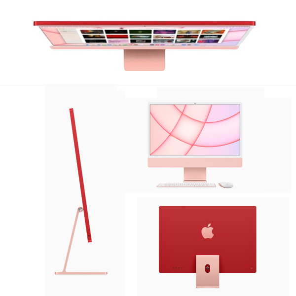 Apple iMac 24inch MGPN3J/A A2438 4.5K 2021 一体型 選べるOS Touch ID [Apple M1 8コア 16GB SSD512GB 無線 BT カメラ 24インチ 箱 Pink ]:美品sub_image4