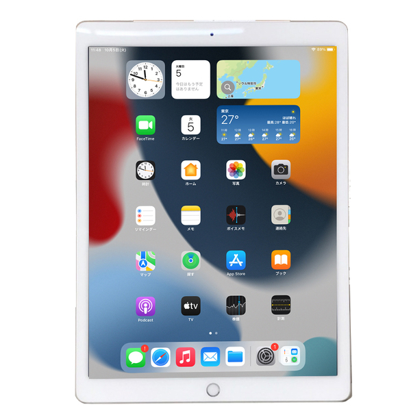 【今だけ純正スマートカバー付】Apple iPad Pro ML2J2J/A 第1世代  au Wi-Fi+Cellular 128GB A1652 [Apple A9X SSD128GB 12.9インチ iPadOS 15.4.1 シルバー ] :良品sub_image2