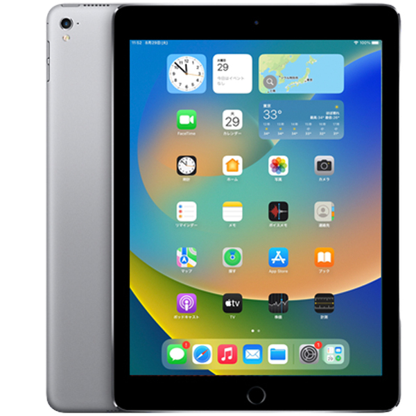 【新品バッテリに交換済】Apple iPad Pro Wi-Fiモデル 32GB A1673 NLMN2J/A [Apple A9X 32GB 9.7インチ iPadOS 16.6 スペースグレイ ] :アウトレットsub_image2