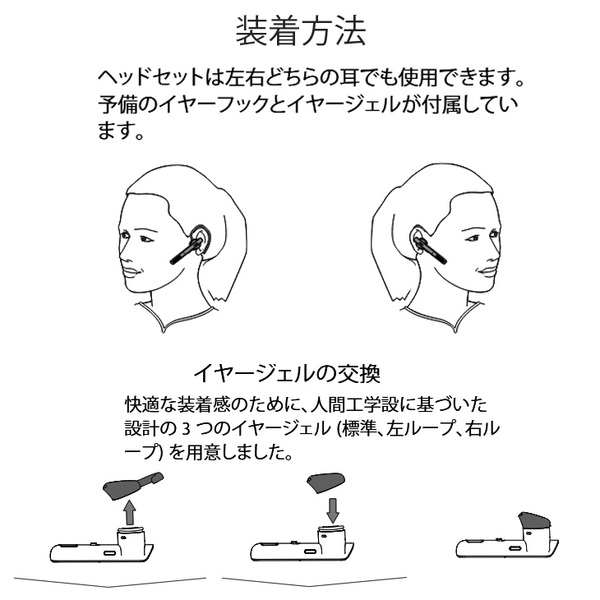 Jabra Stealth UC 快適にハンズフリーで携帯電話が使える、小型で軽量な Bluetooth 対応ヘッドセットsub_image3