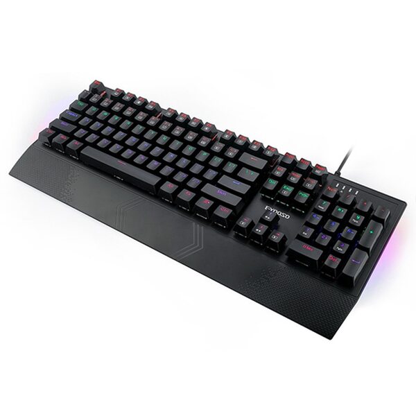 E-YOOSO ゲーミングキーボード K-662 ブラック 茶軸 テンキーモデル US配列有線キーボード LEDライト 光る バックライト付 PC/Windows/Mac OS対応 ゲーミング用sub_image2