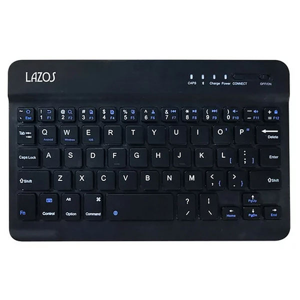 リーダーメディアテクノ LAZOS ラソスBluetoothキーボード 59キー 英語配列 BK ブラック L-BTK-B パケット送料無料sub_image1