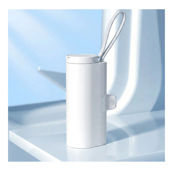 Lazos L-MB-004 ラソス 超小型充電ステーション2-in-1 Type-C Lightning PSE認証 5000mAh リチウムポリマー電池 ホワイト[5000mAh /充電タイプ]:新品sub_image3