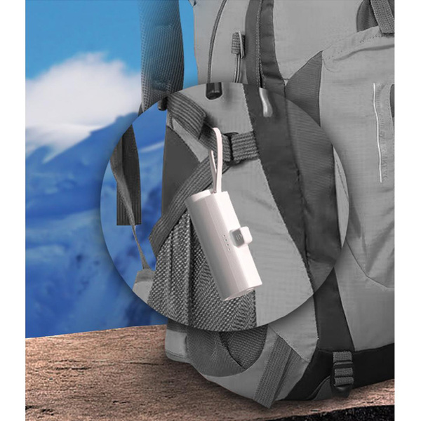 Lazos L-MB-004 ラソス 超小型充電ステーション2-in-1 Type-C Lightning PSE認証 5000mAh リチウムポリマー電池 ホワイト[5000mAh /充電タイプ]:新品sub_image5