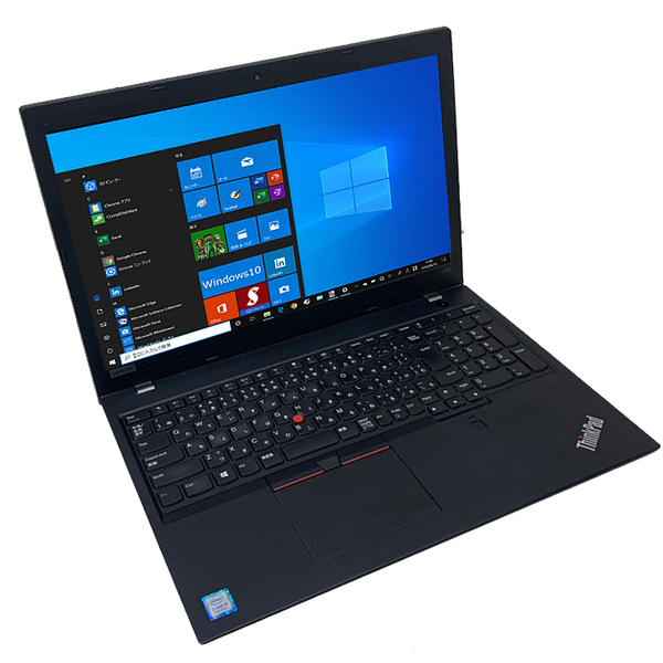 【中古パソコン】Lenovo ThinkPad L580 中古 ノート 選べるカラー Office Win10 第8世代 Windows11対応[Core i5 8250U メモリ8GB SSD512GB 無線 指紋 テンキー カメラ  15.6型 ] :良品sub_image1