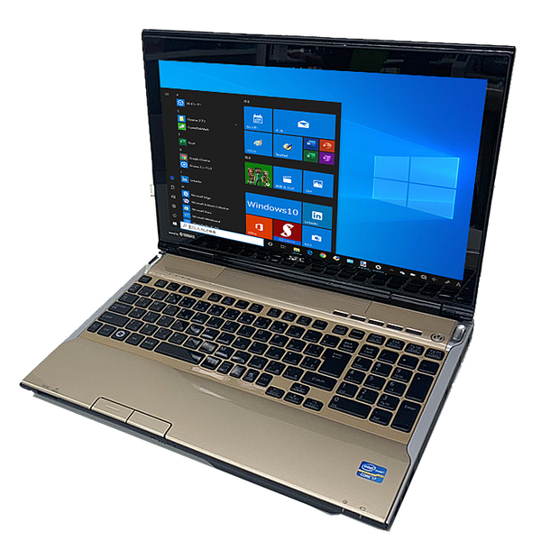 【中古パソコン】NEC LAVIE LL750　 中古 ノート Office Win10 home 第3世代 [Core i7 3610QM 8GB SSD256GB BD 無線 テンキー カメラ 15.6型 ゴールド] :アウトレットsub_image3