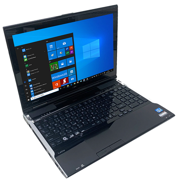 【中古パソコン】NEC LaVie LL750/LS6B 中古ノートパソコン Win10 テンキー カメラ 第3世代 [corei7 3630QM 2.3GHz 8GB SSD256GB Blu-ray 15.6型 黒 ] :良品sub_image1