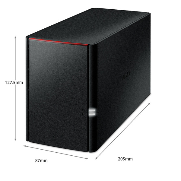 【中古】BUFFALO LinkStation LS220DN0402B for SOHO LS220DNB シリーズ 2-Drive NAS with HDD  NAS 4TBsub_image6