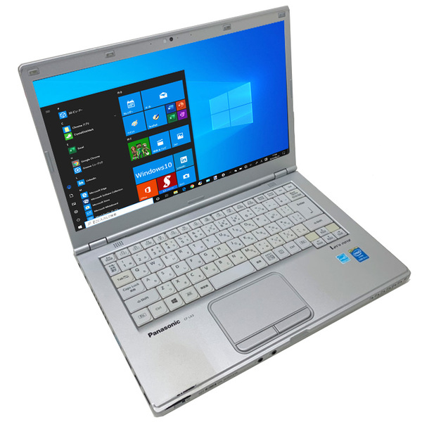 【中古パソコン】Panasonic CF-LX3 オリジナルカラー 中古 ノートパソコン Office Win10 [core i5 4300U 1.9GHz 8GB 256GB 無線 カメラ 14型 ] :アウトレットsub_image1