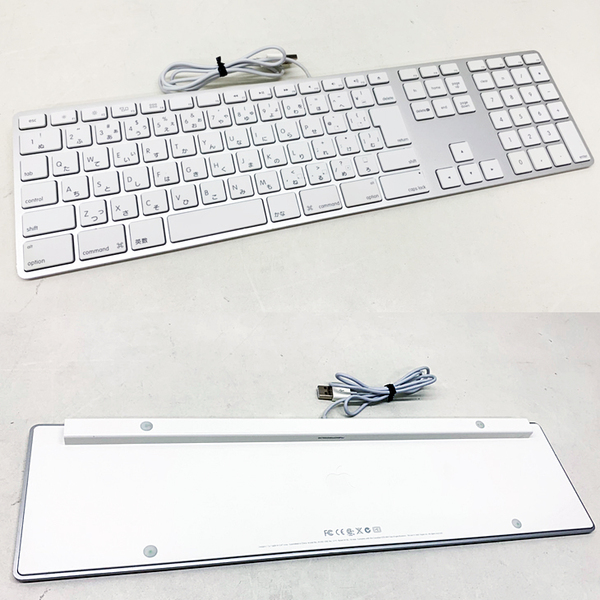 【中古】Apple アップル 純正 Apple Keyboard with Numeric Keypad アップルキーボード MB110J/B 日本語配列キーボード A1243 USB接続 送料込み 良品sub_image4