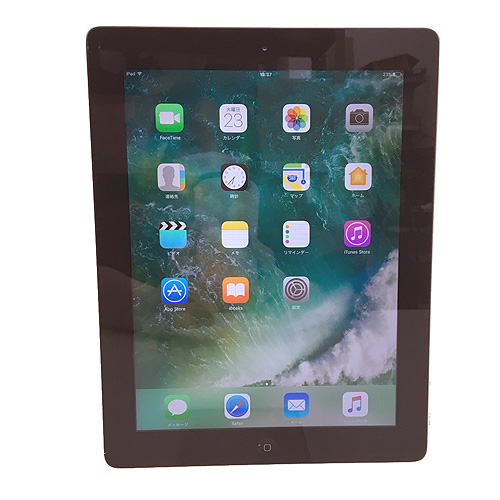 Apple iPad4 第4世代 Retinaディスプレイ Wi-Fiモデル 32GB MD511J/A [Apple A6X 1.4GHz 32GB(SSD) 9.7インチ OS 10.3.3 Black ] :良品 中古 アイパッド4sub_image1