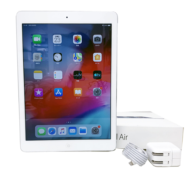 【中古iPad】Apple iPad Air Retinaディスプレイ Wi-Fiモデル 64GB MD790J/A [Apple A7&M7 64GB(SSD) 9.7インチ OS 12.4.8 Silver ] :良品 中古 アイパッドsub_image1