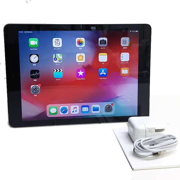 【中古iPad】Apple iPadAir Retina au Wi-Fi Cellular 16GB MD791JA/A [Apple A7 16GB(SSD) 9.7インチ OS 12.4.7 スペースグレイ ] :良品sub_image4