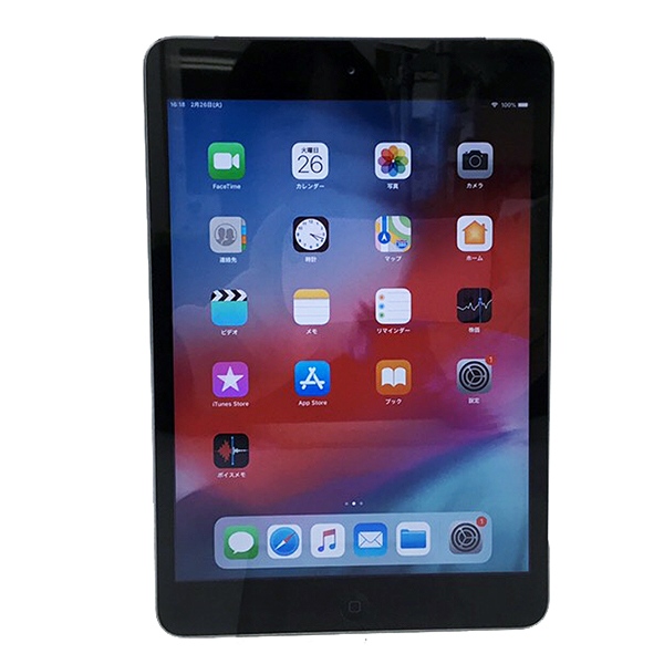 【中古iPad】Apple iPad mini 2 ME800JA/A au Wi-Fi Cellularモデル 16GB  [ A7 16GB(SSD) 7.9インチ OS 12.4.7 スペースグレイ] :良品 中古 アイパッドミニsub_image2