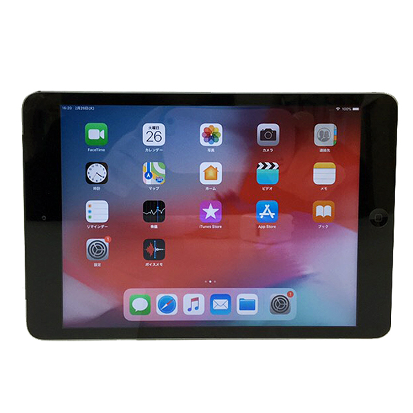 【中古iPad】Apple iPad mini 2 ME800JA/A au Wi-Fi Cellularモデル 16GB  [ A7 16GB(SSD) 7.9インチ OS 12.4.7 スペースグレイ] :良品 中古 アイパッドミニsub_image3