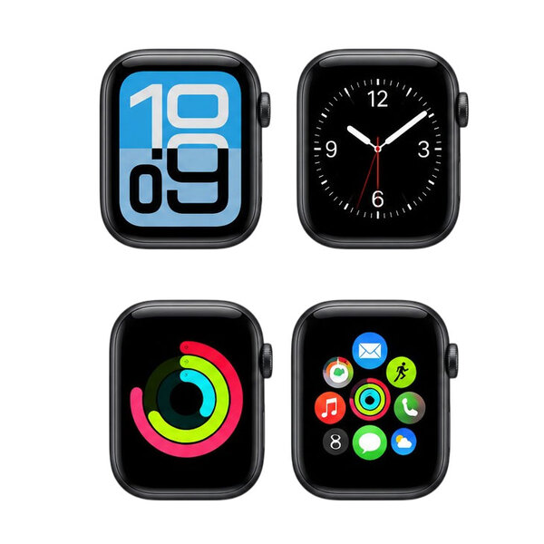 【中古】Apple Watch SE3 (GPSモデル)40mm MEHC4J/A A3324 [ミッドナイトアルミニウムケース 40mm バンド無し)]:美品 アップルウォッチSE3sub_image2