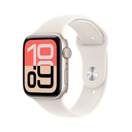 【中古 】Apple Watch SE 第3世代(GPSモデル)44mm A3325 MEHJ4J/A　A3325 スターライトアルミニウムケース44mm+スターライトスポーツバンド46mm(M/L):美品sub_image2