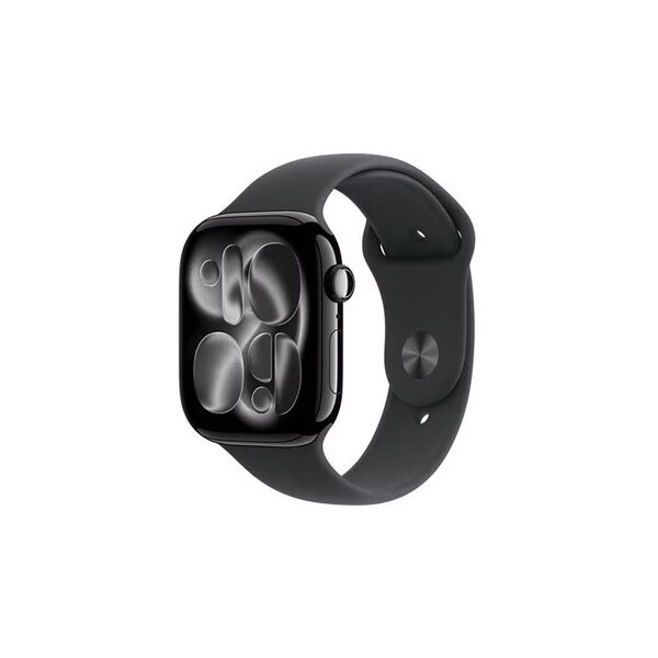 【中古】Apple Watch 11 (GPSモデル)46mm MEUX4J/A A3333 [ジェットブラックアルミニウムケース スポーツバンド46mm(M/L)] アップルウォッチ11:美品sub_image2