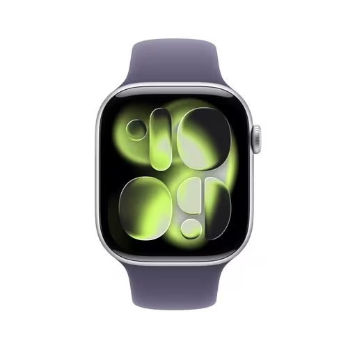 【未開封品】Apple Watch Series 11 GPSモデル 46mm MEVA4J/A [シルバーアルミニウムケース・パープルフォグスポーツバンド M/L]:新品sub_image3