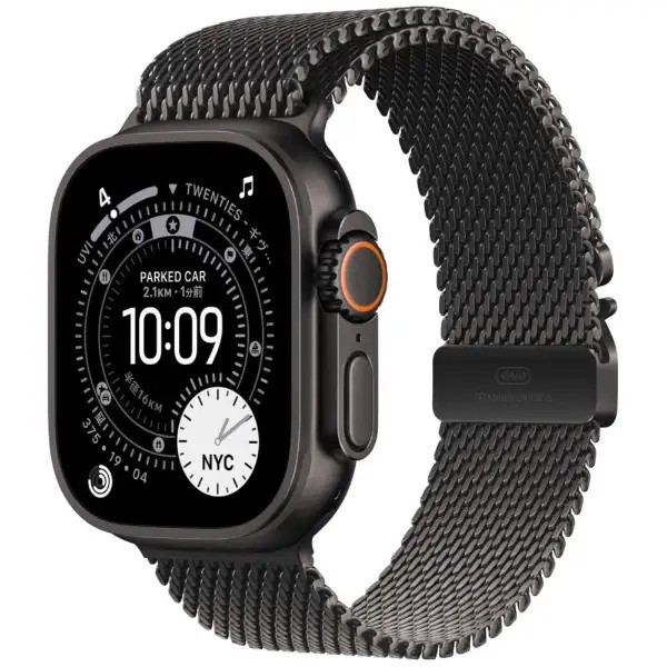 【未開封品 SIMフリー】アップルウォッチ Apple Watch Ultra 3(GPS+CELL)49mm MF1T4J/A　A3281 ブラックチタニウム+ラックチタニウムミラネーゼループ L]sub_image2