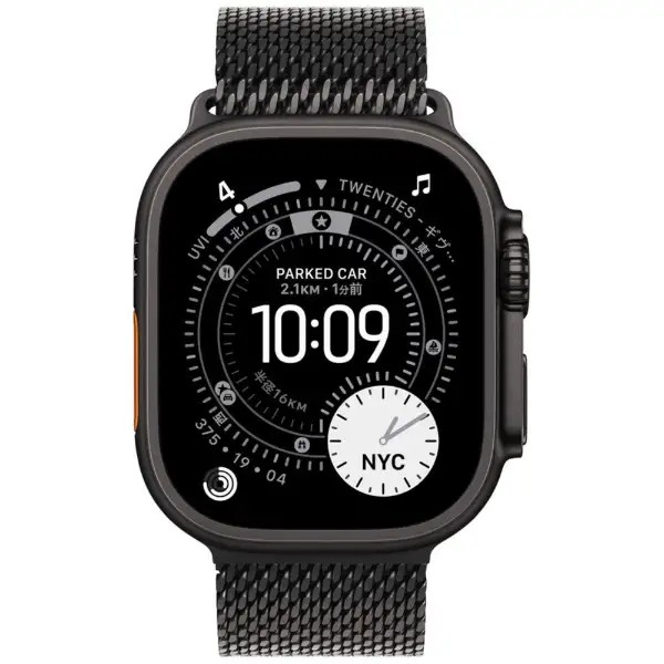 【未開封品 SIMフリー】アップルウォッチ Apple Watch Ultra 3(GPS+CELL)49mm MF1T4J/A　A3281 ブラックチタニウム+ラックチタニウムミラネーゼループ L]sub_image3