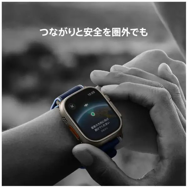 【未開封品 SIMフリー】アップルウォッチ Apple Watch Ultra 3(GPS+CELL)49mm MF1T4J/A　A3281 ブラックチタニウム+ラックチタニウムミラネーゼループ L]sub_image5