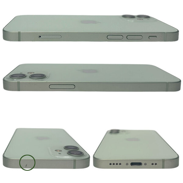 【SIMロック解除済】Apple iPhone12 Mini MGAV3J/A  A2398 SoftBank 本体 64GB Retina FaceID [A14 64GB 5.4インチ OS18 グリーン﻿]:良品sub_image4