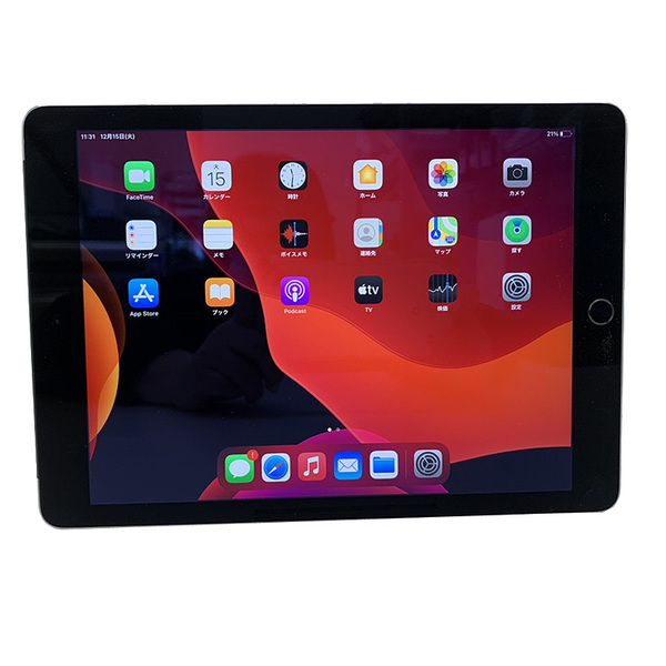 Apple iPad Air2 MGGX2J/A Retina au Wi-Fi+Cellular 16GB指紋認証 選べるオリジナルカラー [ A8X 16GB(SSD) 9.7インチ iPadOS iPadOS 15.8.3  スペースグレイ ] :良品 中古sub_image3