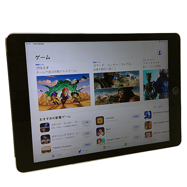 Apple iPad Air2 MGGX2J/A Retina au Wi-Fi+Cellular 16GB指紋認証 選べるオリジナルカラー [ A8X 16GB(SSD) 9.7インチ iPadOS iPadOS 15.8.3  スペースグレイ ] :良品 中古sub_image4