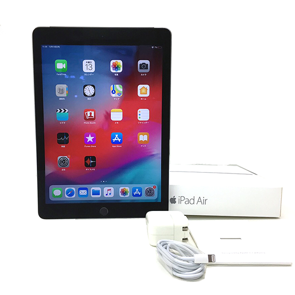 【中古iPad】Apple iPad Air2 MGGX2J/A Retina SoftBank Wi-Fi+Cellular 16GB 指紋認証 [ A8X 16GB(SSD) 9.7インチ iPadOS 13.5.1 スペースグレイ ] :良品 中古sub_image1