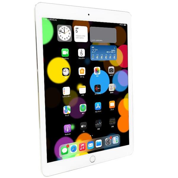 【新品バッテリに交換済】Apple iPad Air2 MGH72J/A Retina au Wi-Fi+Cel 指紋認証 選べるカラー [ A8X 16GB(SSD) 9.7 iPadOS 15.8.2 シルバー ] :良品 中古sub_image5