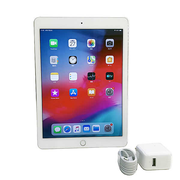 Apple iPad Air2 MGH72J/A Retina Docomo Wi-Fi+Cellular 16GB 指紋認証 [ A8X 16GB(SSD) 9.7インチ iPadOS 13.3.1 シルバー ] :良品 中古sub_image1