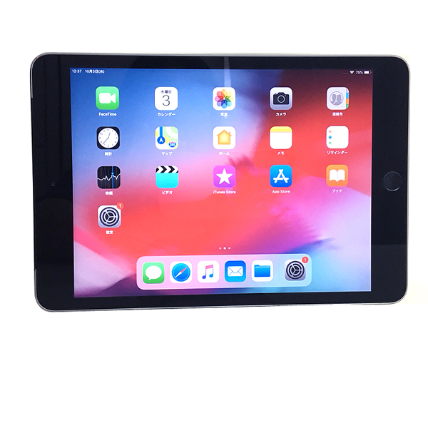 【中古iPad】Apple iPad mini3 MGHV2J/A   au Wi-Fi+Cellular 16GB 今だけ無料で選べるカラー  [ A7 16GB(SSD) 7.9インチ OS 12.5.3 スペースグレイ] :良品 中古 アイパッドミニsub_image2