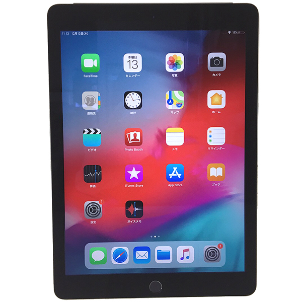 【中古iPad】Apple iPad Air2 MGHX2J/A Retina au Wi-Fi+Cellular 64GB 指紋認証 [ A8X 64GB(SSD) 9.7インチ iPadOS 13.3.1 スペースグレイ ] :良品 中古sub_image1