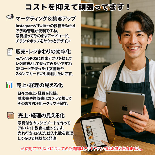 【中古iPad 】Apple 第2世代 iPad Air MGL12J/A A1566 Retina Wi-Fiモデル 16GB [ A8X 9.7 iPadOS 15.8.5 スペースグレイ　送料無料 ] :良品sub_image4